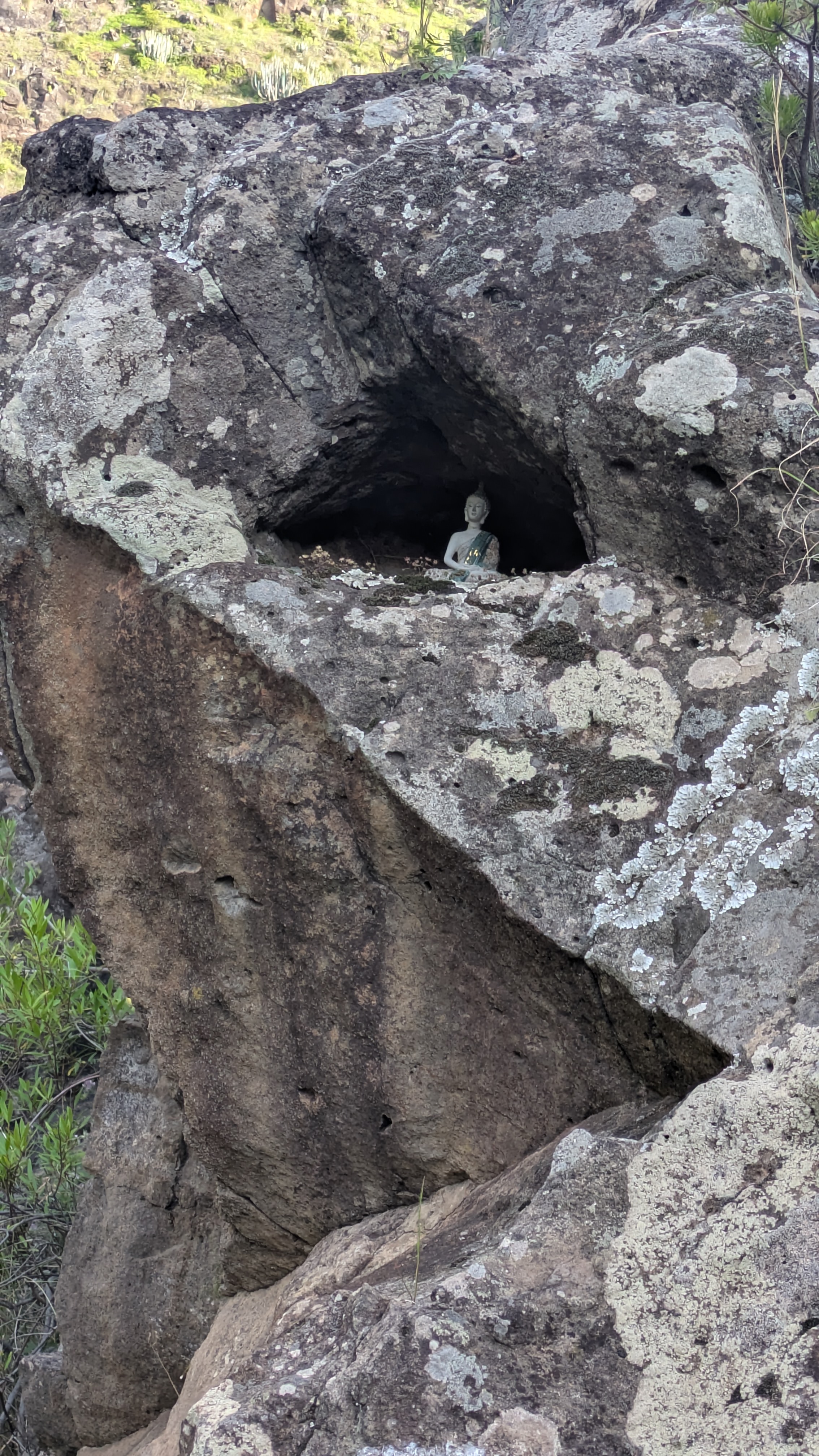Buddha in the rock