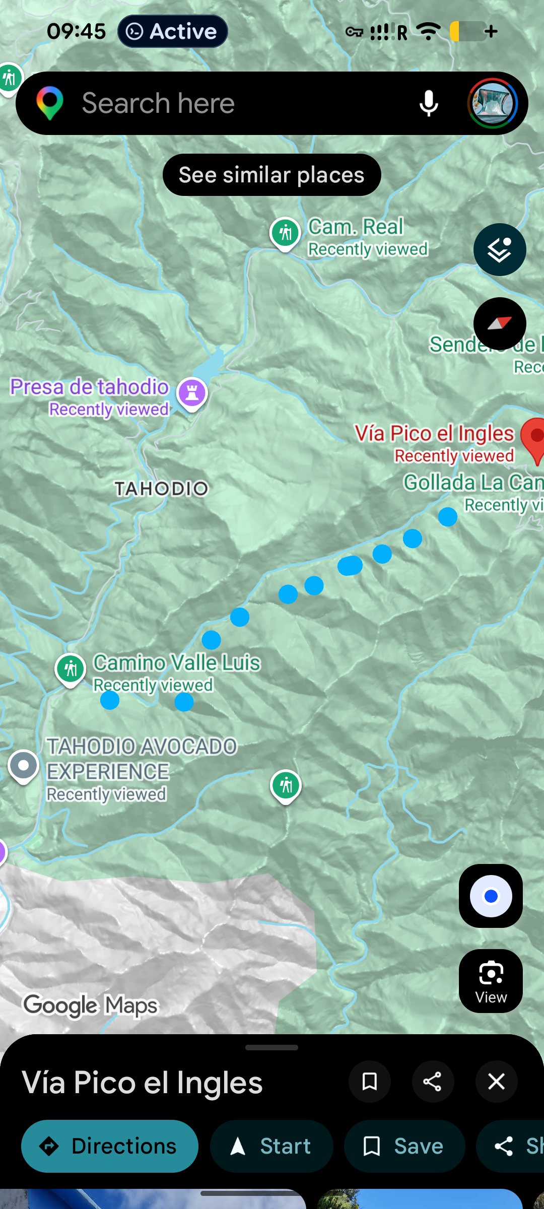 Descent to Tahodio