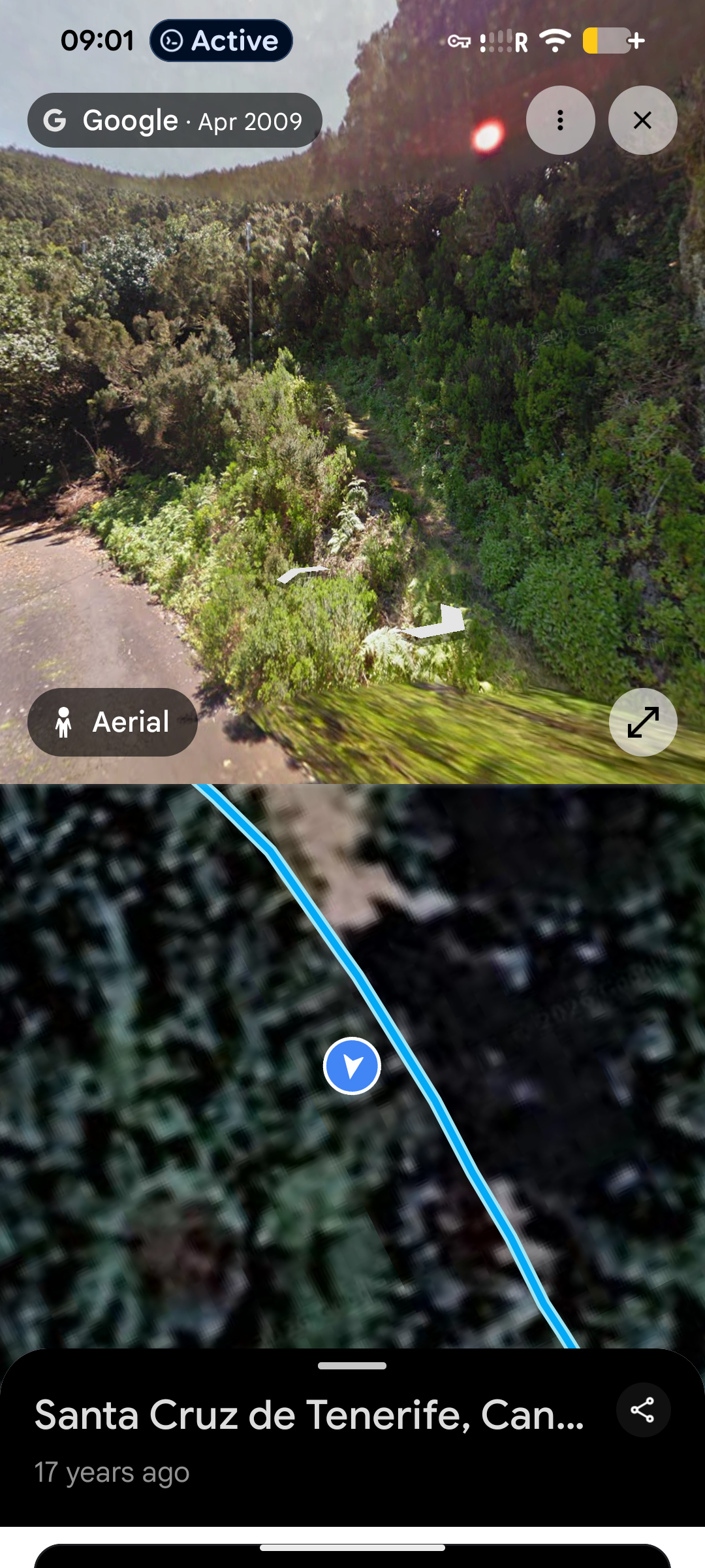 Turn onto unmarked trail
